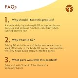Nutravita Vitamin D3 4000 IU + K2 100 mcg MK7 180 Tabs Vegetarian 6 Month view 6