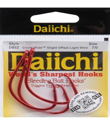 50 Size #1 Custom Offshore Tackle Circle Non Offset - Foto 2