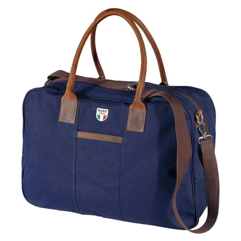Dolomite Sessanta Canvas Weekender Bag, Unisex Adult, Blue, One Size