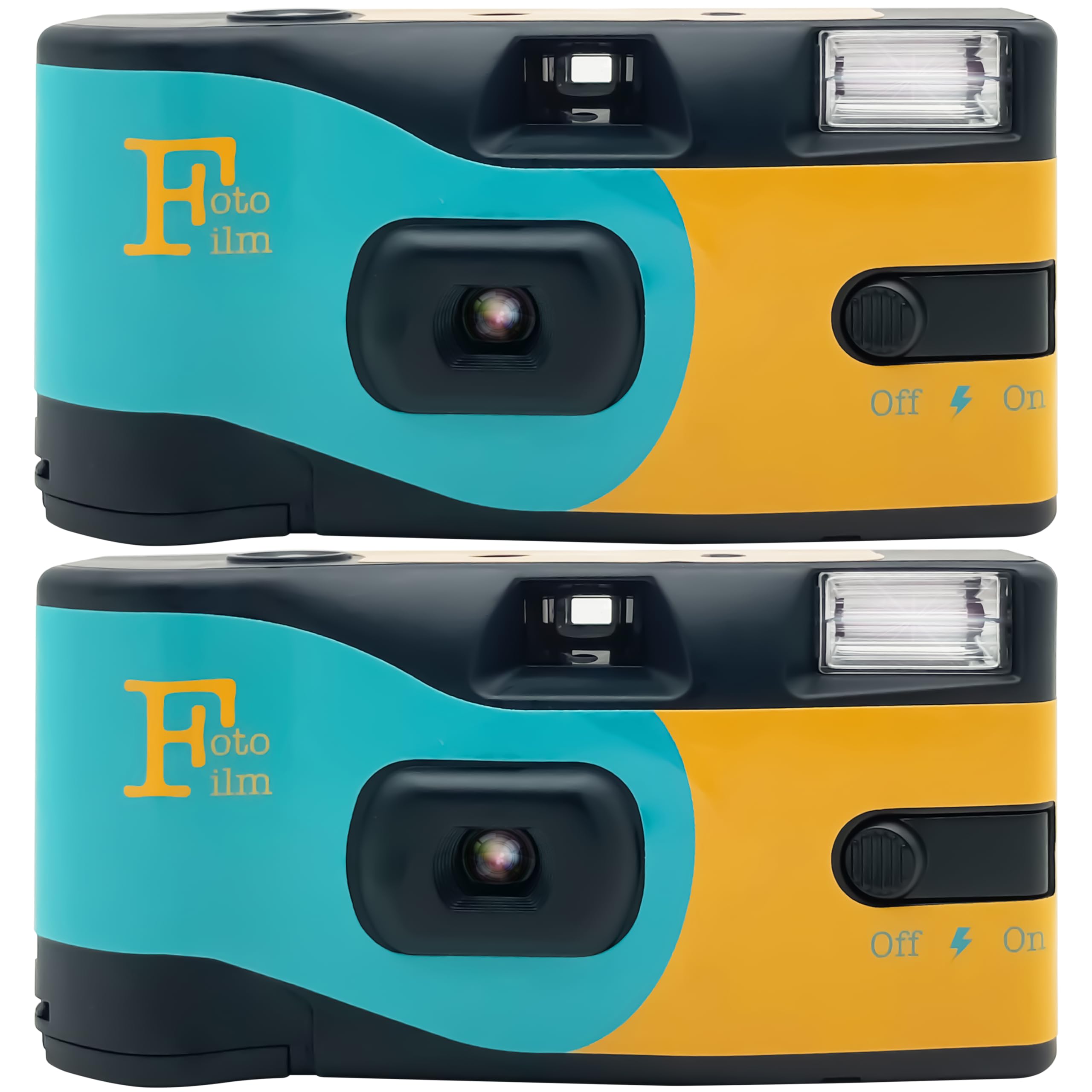 Fotofilm Pro Disposable Camera Single Use Film ISO 400 27 Exposure Flash Multipack - 2 pack