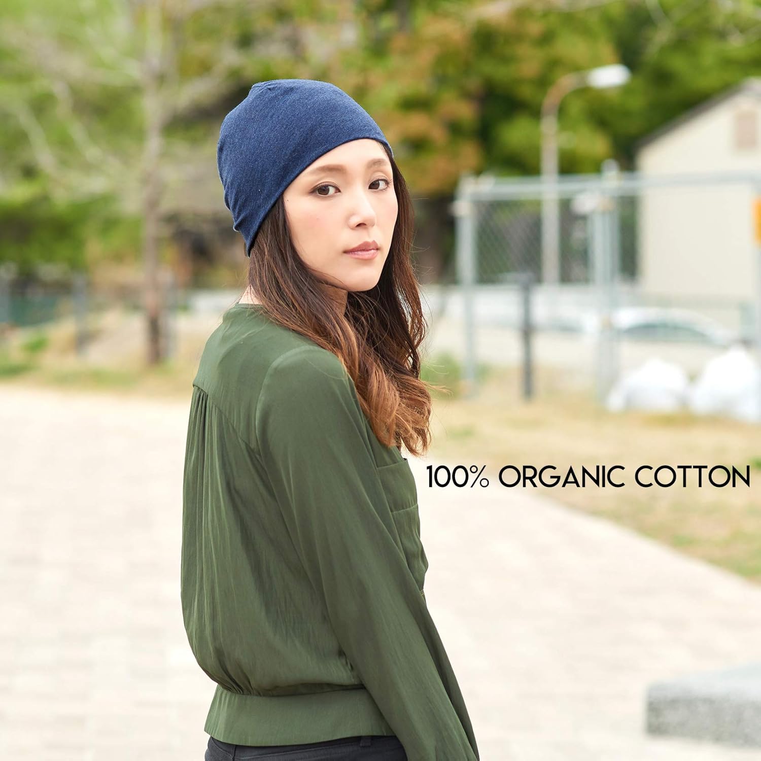 CHARM 100% Organic Cotton Beanie - Soft Chemo Hat Tight Fit Sensitive Skin Cap Snug Form Fitting Unisex Black at  Men’s Clothing store