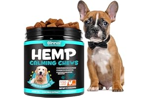 VXHDAG Calming Chews For Dogs - 150 Chews Hemp Dog Treats For Calming with Anxiety and Stress, Helps Dog Anxiety, Separation, Barking, Stress Relief, Sleep Calming Aid All Ages,Breeds&Size (CHICKEN Flavor)