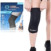 Copper Compression CopperFreeze Knee Sleeve – Hot & Cold Therapy Support for Pain, Swelling, and Injury Recovery – 360° Copper Infused Relief for Knees and Joints