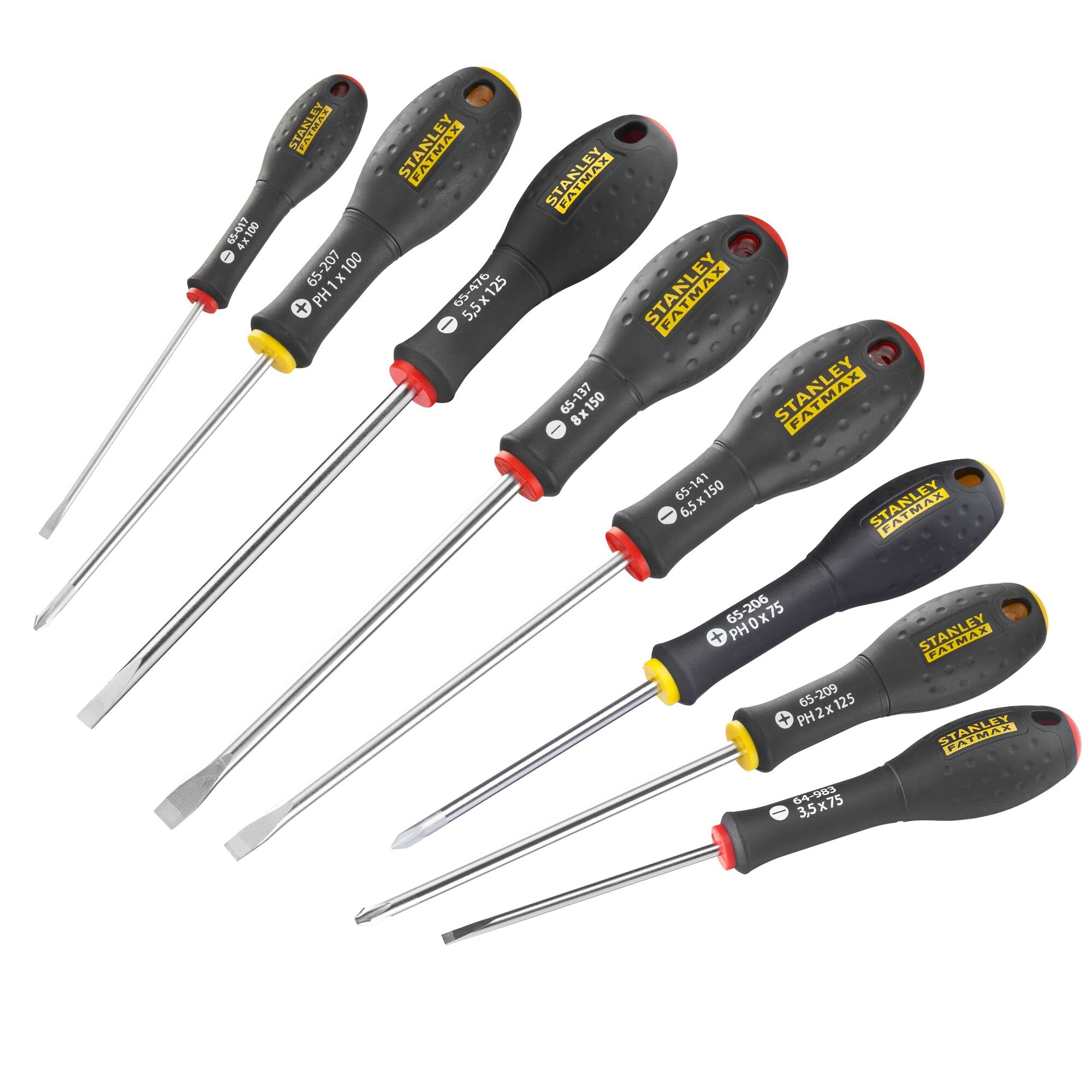 Stanley Fatmax 0-65-437 PH Screwdriver, Multi-Colour, Set of 8 Piece