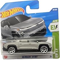 Hot Wheels 2024 #110 Chevrolet Silverado EV RST Blue : Amazon.ca