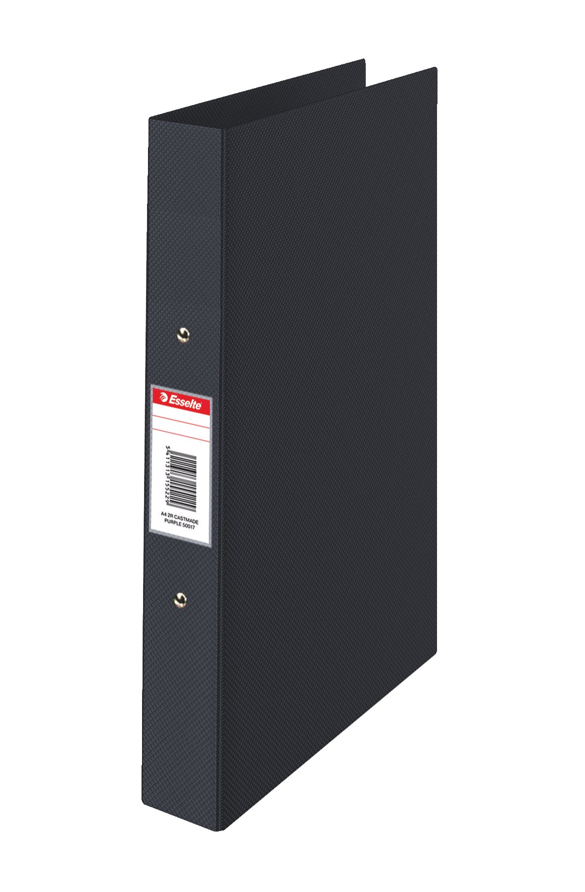 Esselte 2 Ring Binder, PP, Holds up to 190 Sheets, 42 mm Spine, 50004 - A4, Black