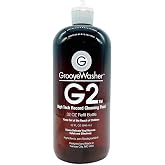 GrooveWasher G2 Vinyl Record Cleaner Solution Fluid, 32 Fl Oz Refill Bottle | Deep, Residue-Free Cleaning Fluid, Refills Record Cleaning Kits For Optimal Sound Quality On Your Vinyl LPs, Made in USA