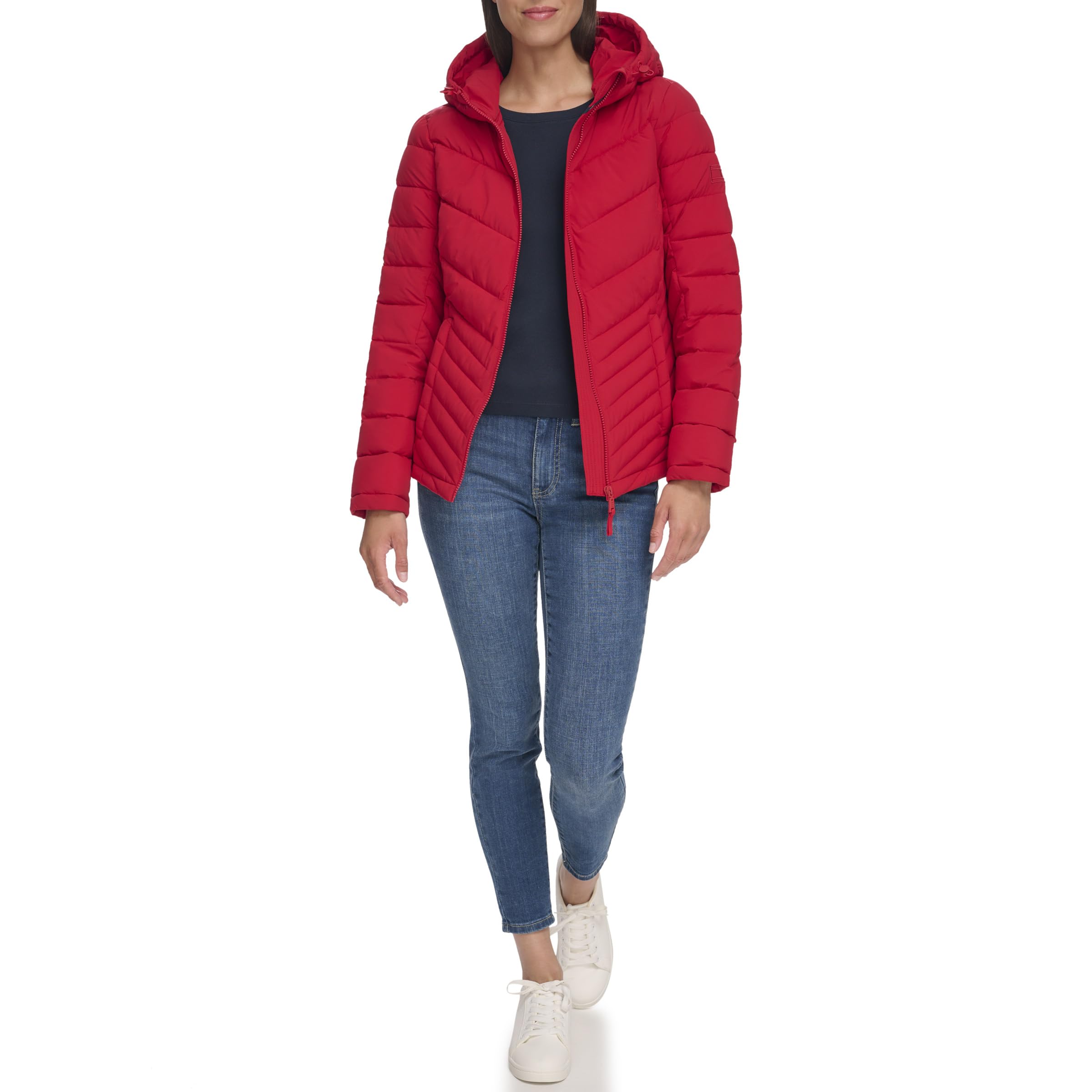 Photo 1 of Tommy Hilfiger Women's Outerwear lightweight,Crimson,S