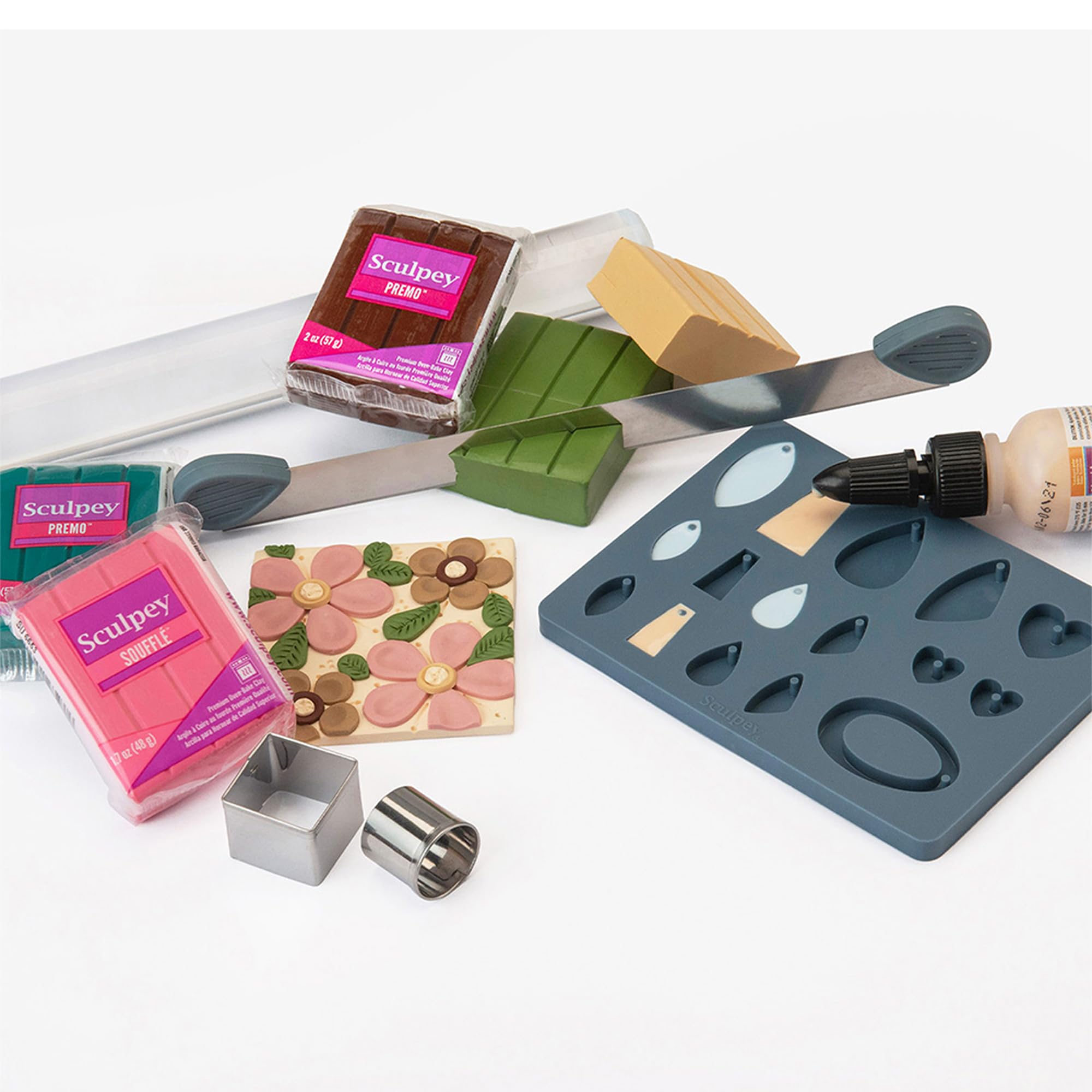 Sculpey Soufflé: Polymer Clay: Igloo - 7oz Pack - Suede Finish, Lightweight Oven Bake Clay, Non-Toxic, Sculpting, Jewelry & Craft Projects, Supplies