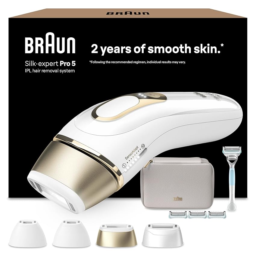 Braun Silk·expert Pro 5 Epilatore Luce Pulsata, Depilatore Corpo Donna