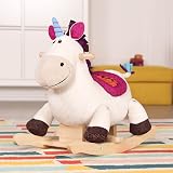 B. toys Unicorn Rocker Dilly Dally Wooden Ride On Toddler Toy 18+ Months view 4