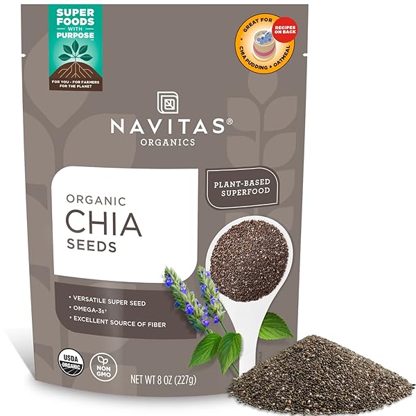NAVITAS ORGANICS CHIA SEEDS (8OZ)