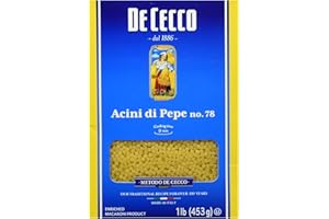 AZEKO Dececco Acini Di Pepe Semolina pasta No.78 1 Pound