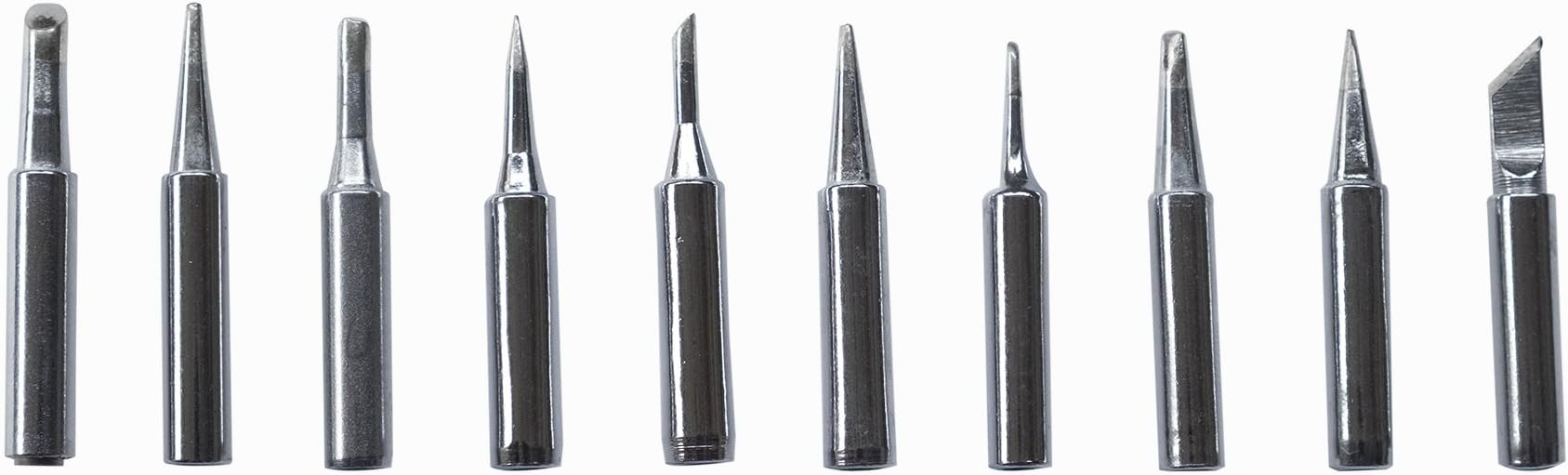 YAOGONG 10pcs Lead-Free Soldering Iron Tip for Rework Station 900M-T 936 Solder Iron Head