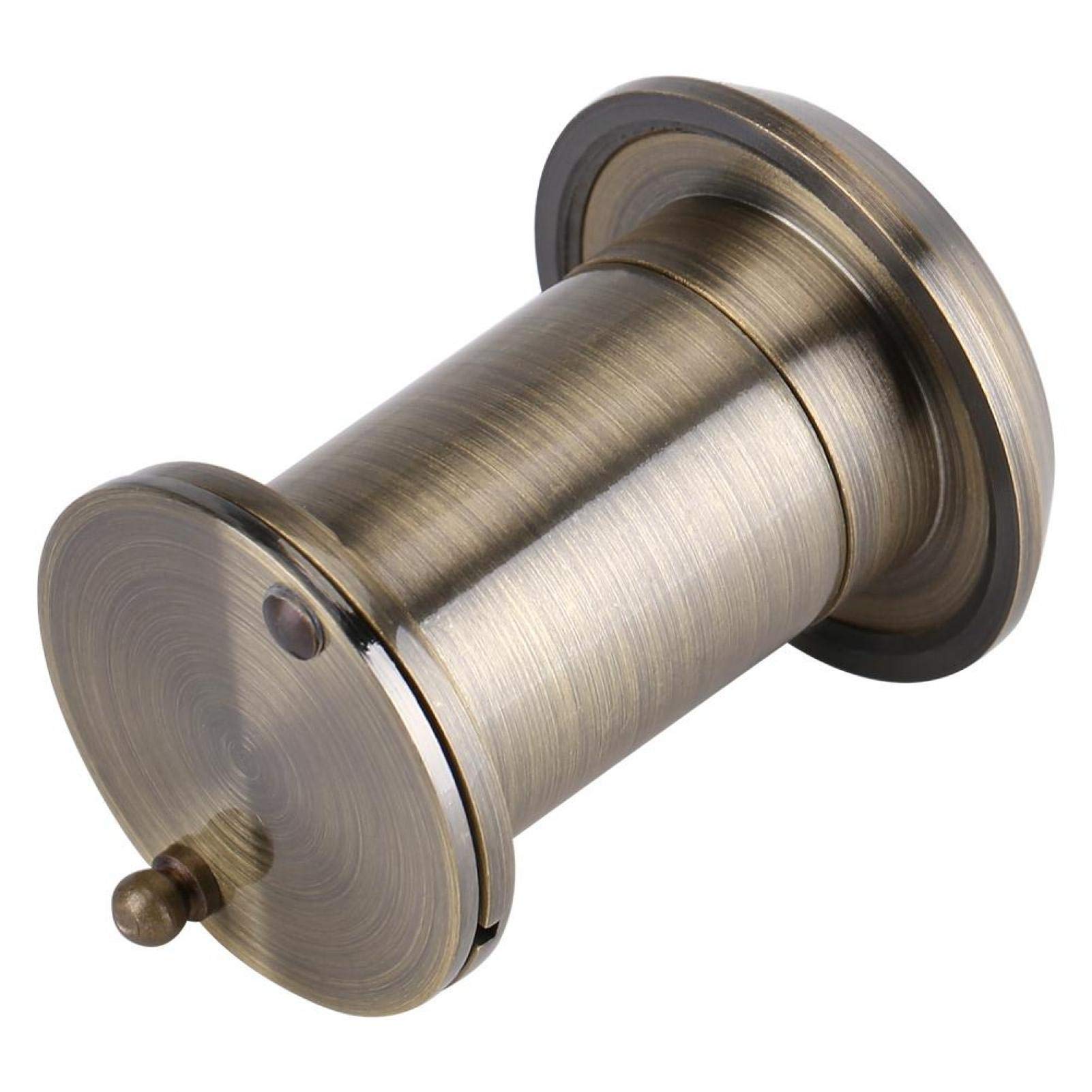 Kuuleyn Door Viewer,Home Security Optical Glass 220 Degree Wide Angle Door Scope Viewer,Copper + Optical Glass(Bronze)