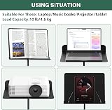 GLEAM Sheet Music Stand 5-in-1 Full Metal with Carrying Bag & Accessories view 3