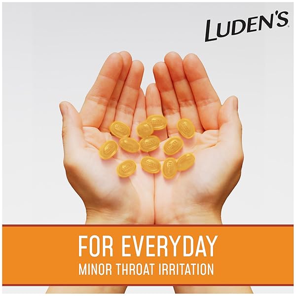 LUDEN’S DELICIOUSLY SOOTHING THROAT DROPS, WILD HONEY FLAVOR, 30 COUNT