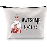 GJTIM Musical Inspired Awesome Wow King George Iii Zipper Pouch Fans Gift Makeup Bag (Awesome Wow Makeup)
