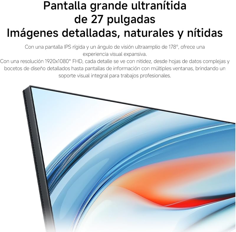 Monitor FHD de 27 polegadas A27i 2026, FreeSync a 144Hz, HDR10, IPS, 99% sRGB, △E < 1, Certificação TÜV de Luz Azul Baixa (1920 x 1080/HDMI 2.0/DP 1.4)