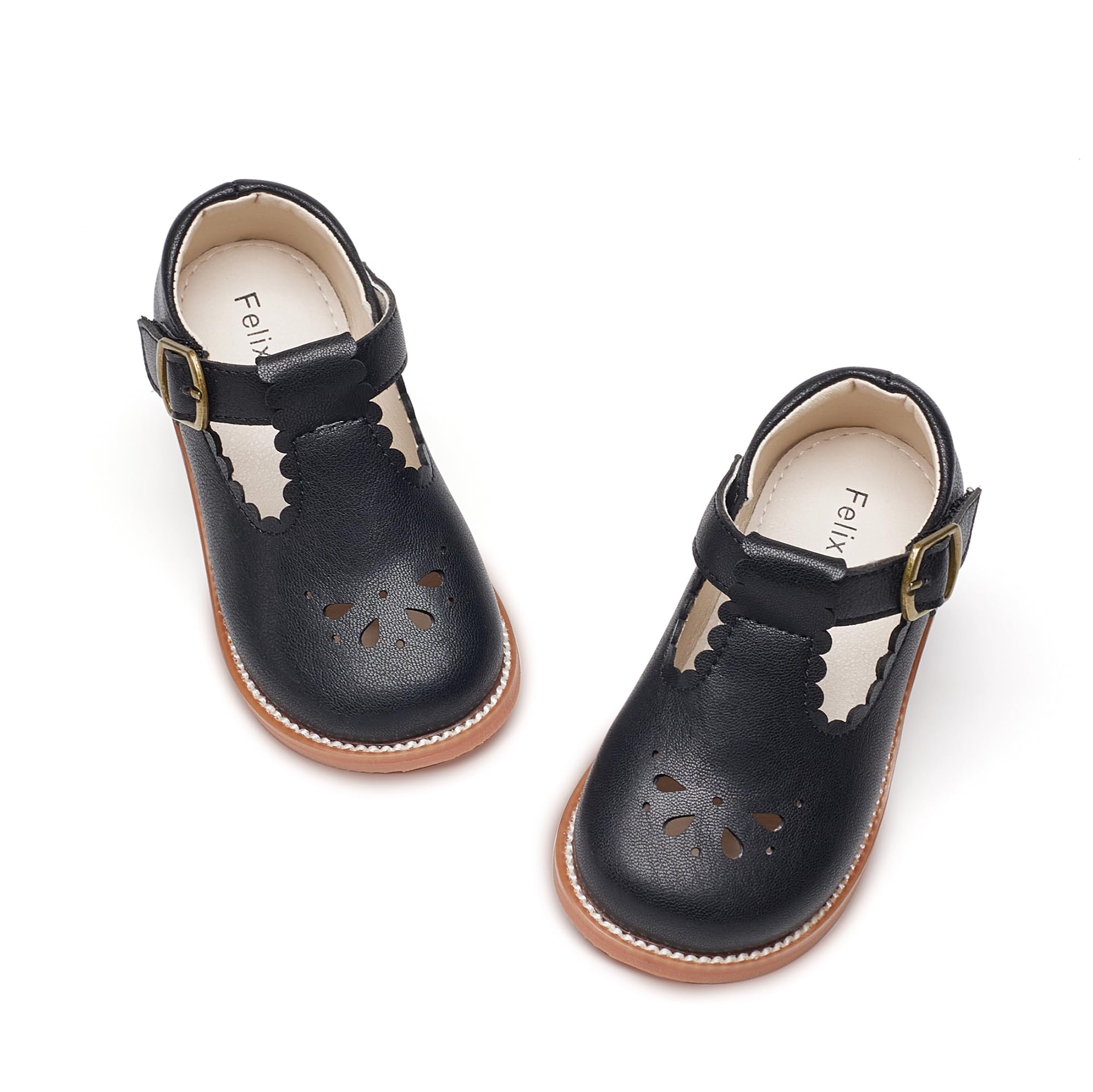 Felix & Flora Toddler Little Girl Retro Black Mary