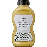 Amazon Brand - Wickedly Prime Mustard, White Wine Jalapeno, 11.75 Ounce | Jalapeno Mustard