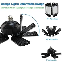 2Pack 160W Garage LED Light - 16000LM, 6+1