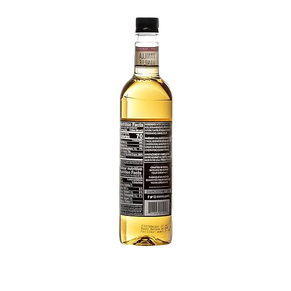 DAVINCI GOURMET CLASSIC VANILLA SYRUP, 25.4 FLUID OUNCES (PACK OF 1)