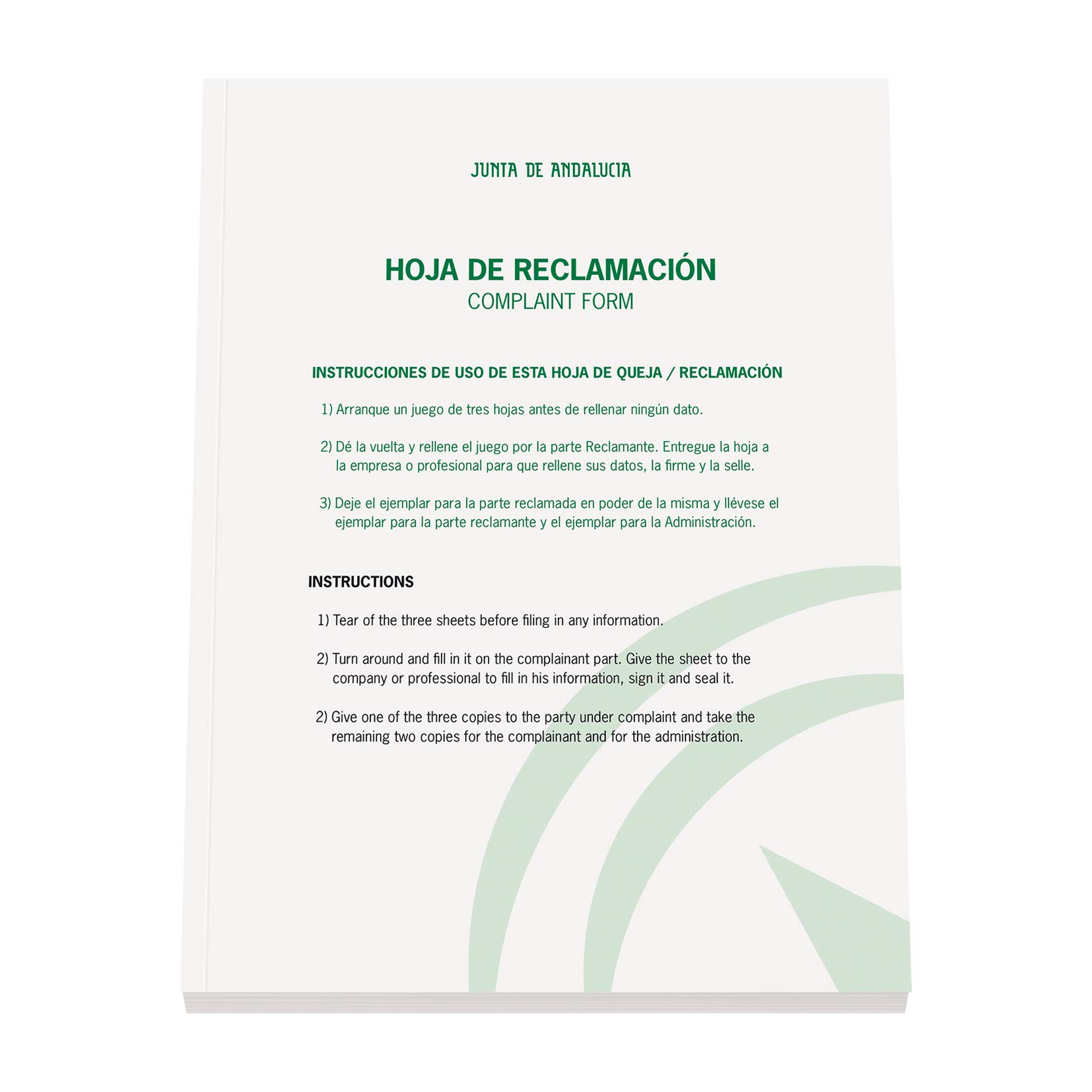 Andalusia Board of Replaints Book (Upgraded 2019) - FSC Mix AEN-COC-000243
