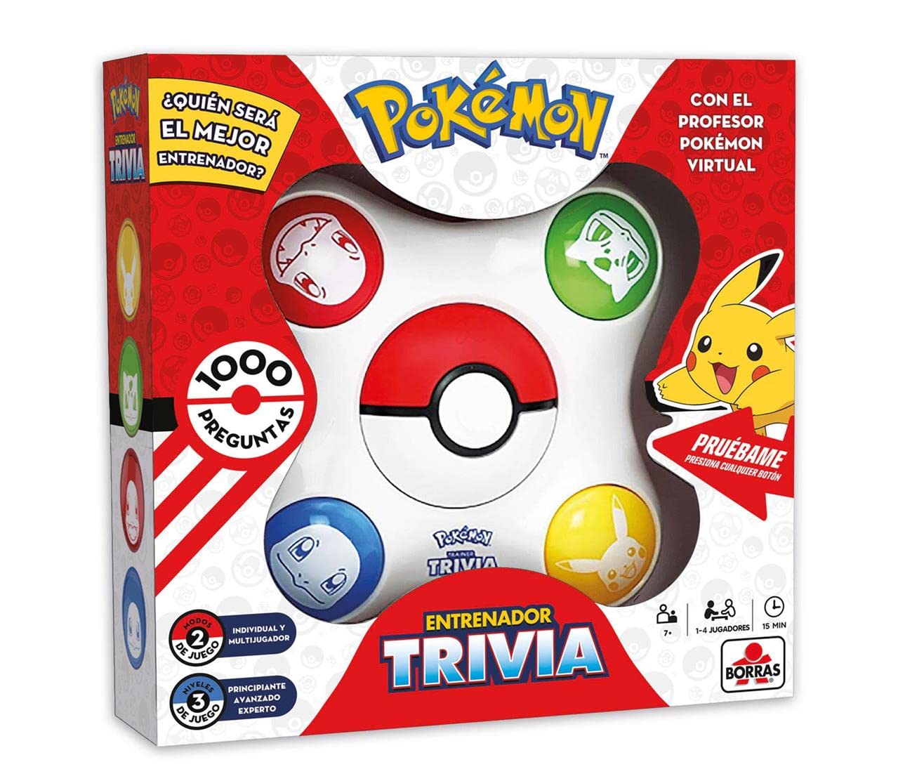 BORRAS 19441 Pokémon Trivia, Assorted