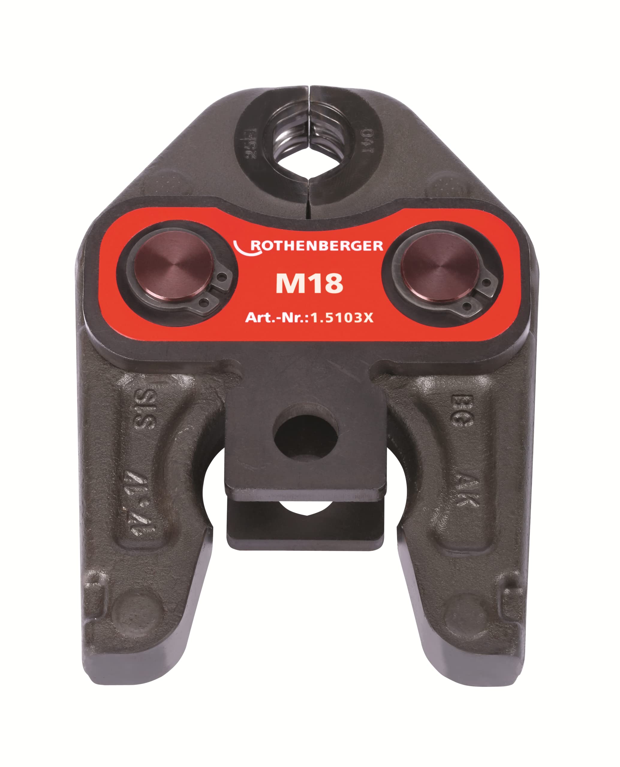ROTHENBERGER 015103X Press jaw Standard, M Press Jaws Contour, 18 mm Working Area Diameter