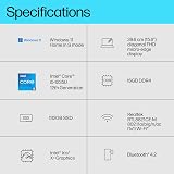 HP 15.6 Inch Laptop Core i5 12th Gen 16GB RAM 512GB SSD Iris Xe Graphics view 3