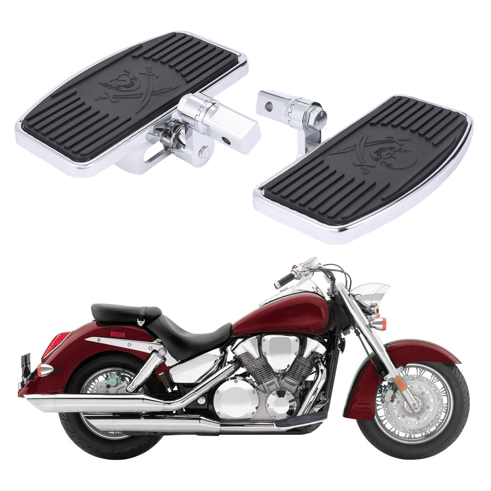 Photo 1 of Bravema Motorcycle Floorboards Pedals, Adjustable Front Floorboard Foot Pegs Fit Yamaha Vstar Dragstar 400 650 V-Max XV125 XV250 Suzuki VL400 VL800 Honda VTX1300 VTX18001052337579
LPNO409833568
