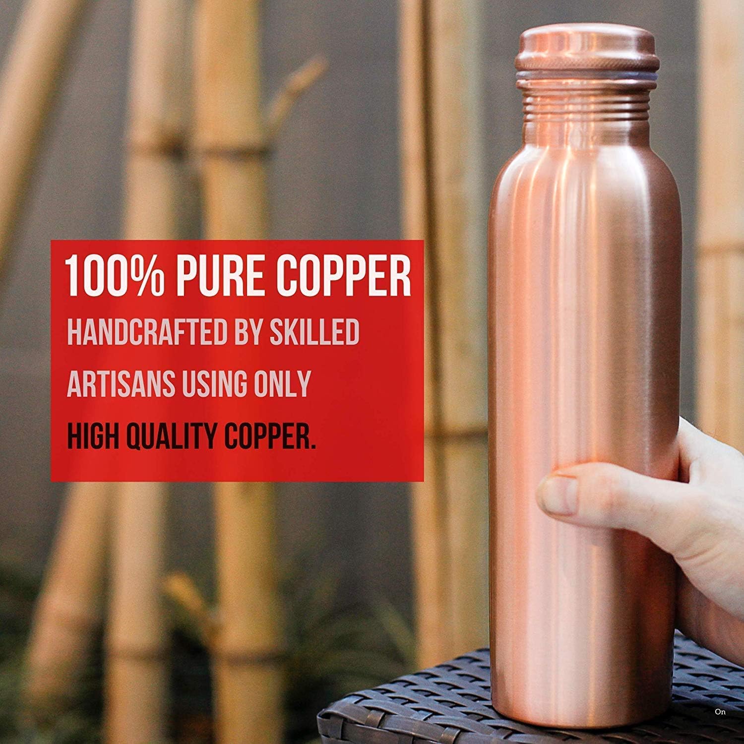 Rudra Exports Best Copper Bottles for Water 1 Liter