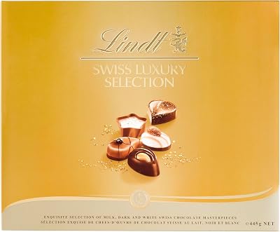 Lindt Swiss Luxury Selection 44 Assorted Pralines 445g Gift Box