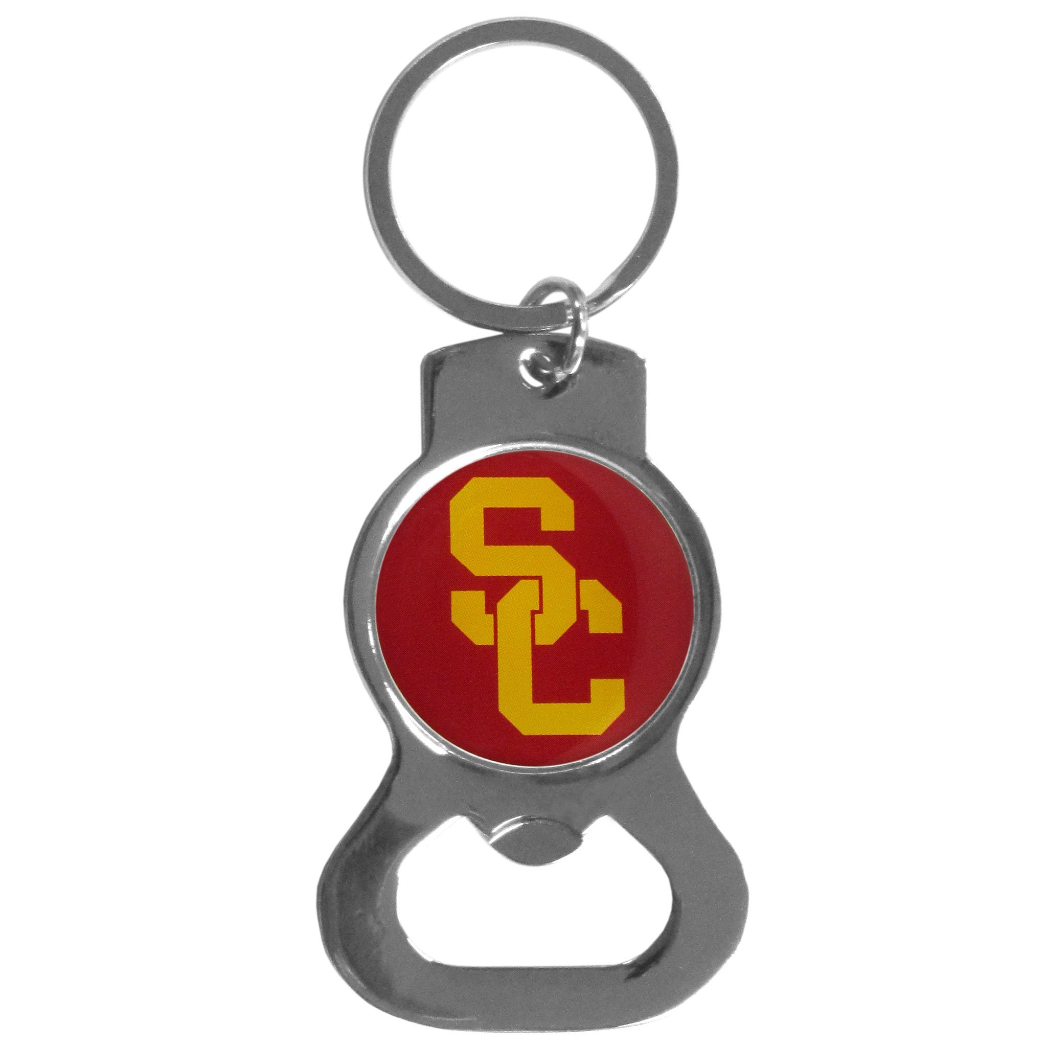 Siskiyou NCAA Sports Fan Shop USC Trojans Bottle Opener Key Chain One Size Team Color, Black