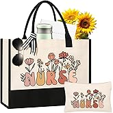 Itotegifts Nurse Tote Bag Set - Beige, Medium (15" x 4" x 12") for Nurses, Thoughtful & Practical, Durable & Lightweight, Versatile for Any Occasion