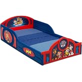 Delta Children - PAW Patrol Plastic Sleep and Play Toddler Bed with Attached Guardrails