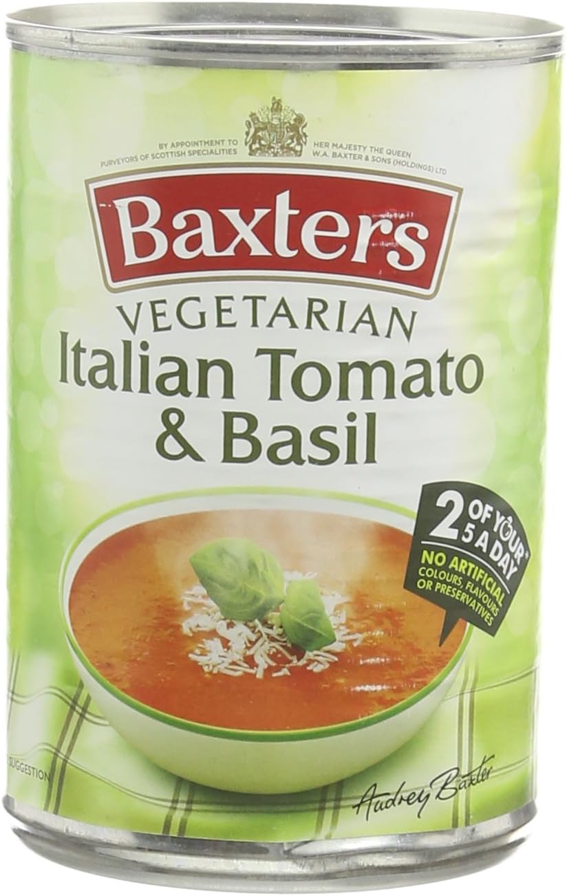 Baxters Italian Tomato and Basil Vegetarian Soup, 400g Amazon.co.uk Prime Pantry
