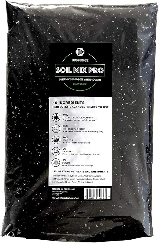 Bioforce – Mezcla de tierra Pro 12 QT – Suelo de maceta: Amazon.es ...