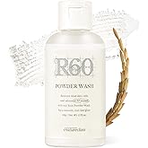 NATURECLASS R60 Rice Enzyme Face Wash Powder – Exfoliating Facial Cleanser with Rice Bran Extract, Gentle Powder Wash for Sensitive Skin, Deep Pore Care, Korean Skin Care, Fragrance Free, 1.76oz