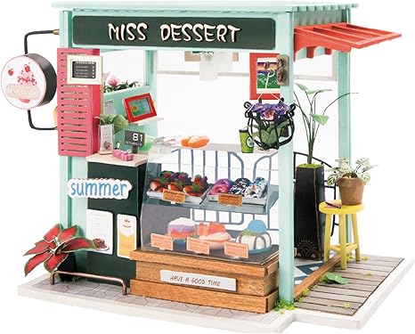 Robotime Diy Miniature Doll House With Accessories Creative Room