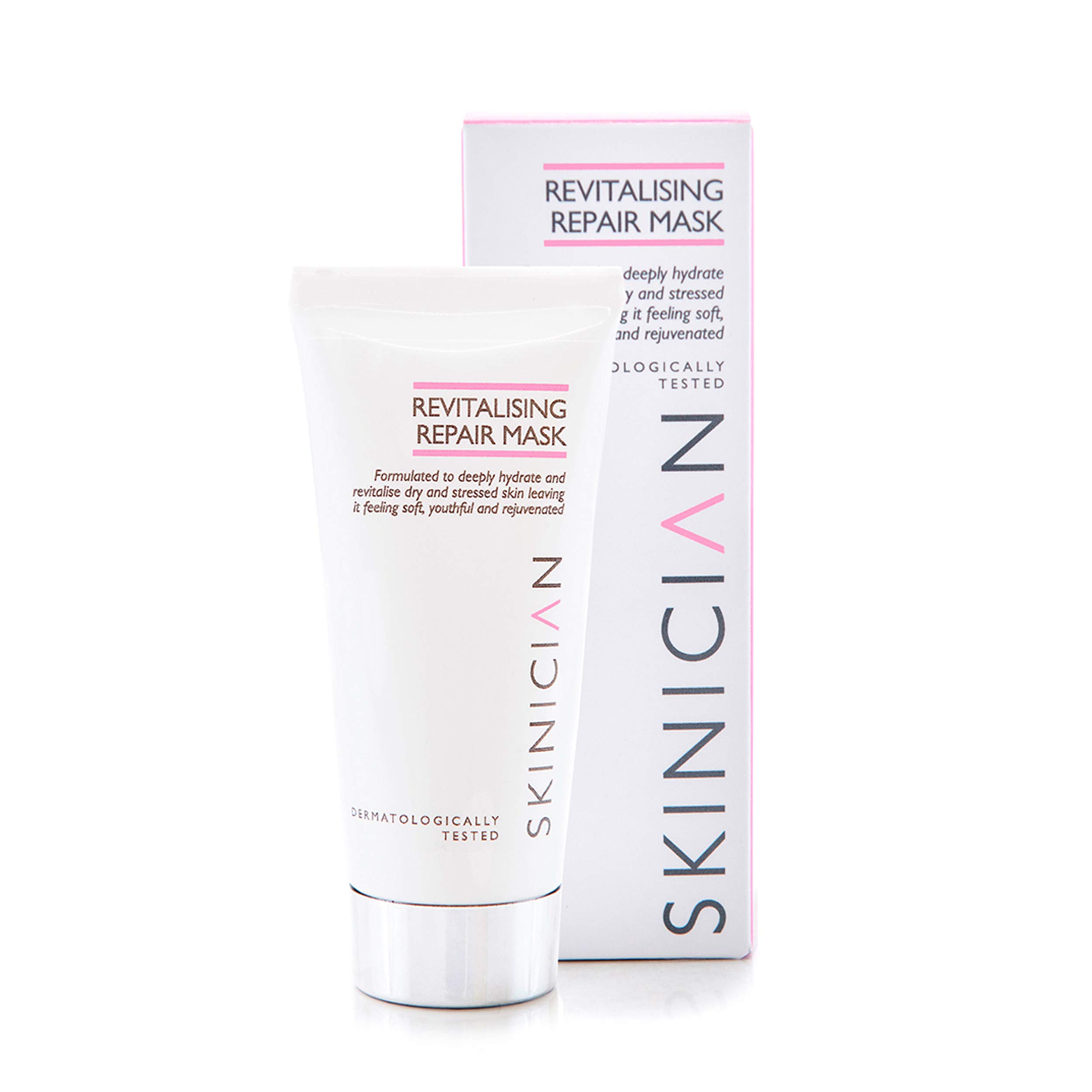 SKINICIAN Revitalising Repair Mask - Hydrating Facial Beauty Mask - Calms & Restores Radiance - Soothing Cream Face Mask with Shea Butter - Vegan & Cruelty Free Skincare (50ml)