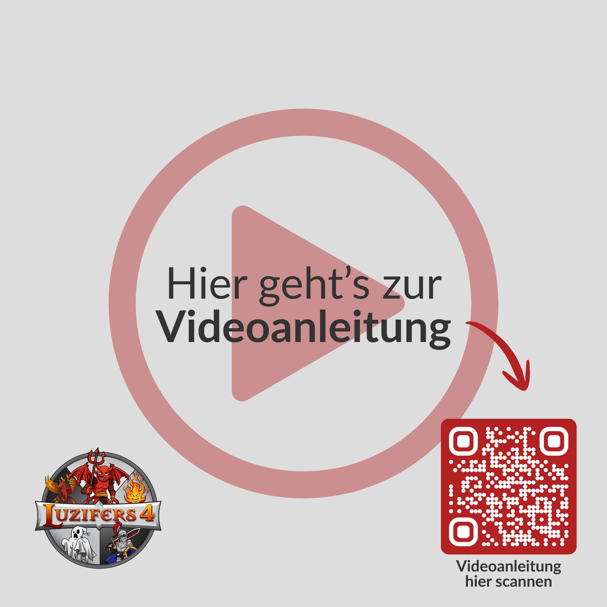 Luzifers4, Kartenspiel mit Teuflischem Spaß, Spiel für Erwachsene und Junge, Spieleabende mit Freunden oder Familie, für 2 bis 8 Spieler, Lustige Geschenk Idee, mit Videoanleitung 7