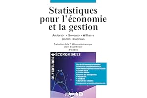 Statistiques pour l'économie et la gestion