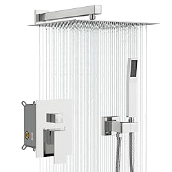 Sarlai Shower Faucet Set Bathroom Square Rainfall