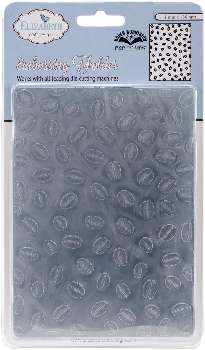 Elizabeth Craft Embossing Folder 4"X6"Coffee Bean Amazon.ca Toys & Games