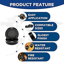55Pcs Rubber Grommets kit, Firewall Hole Plugs in 6