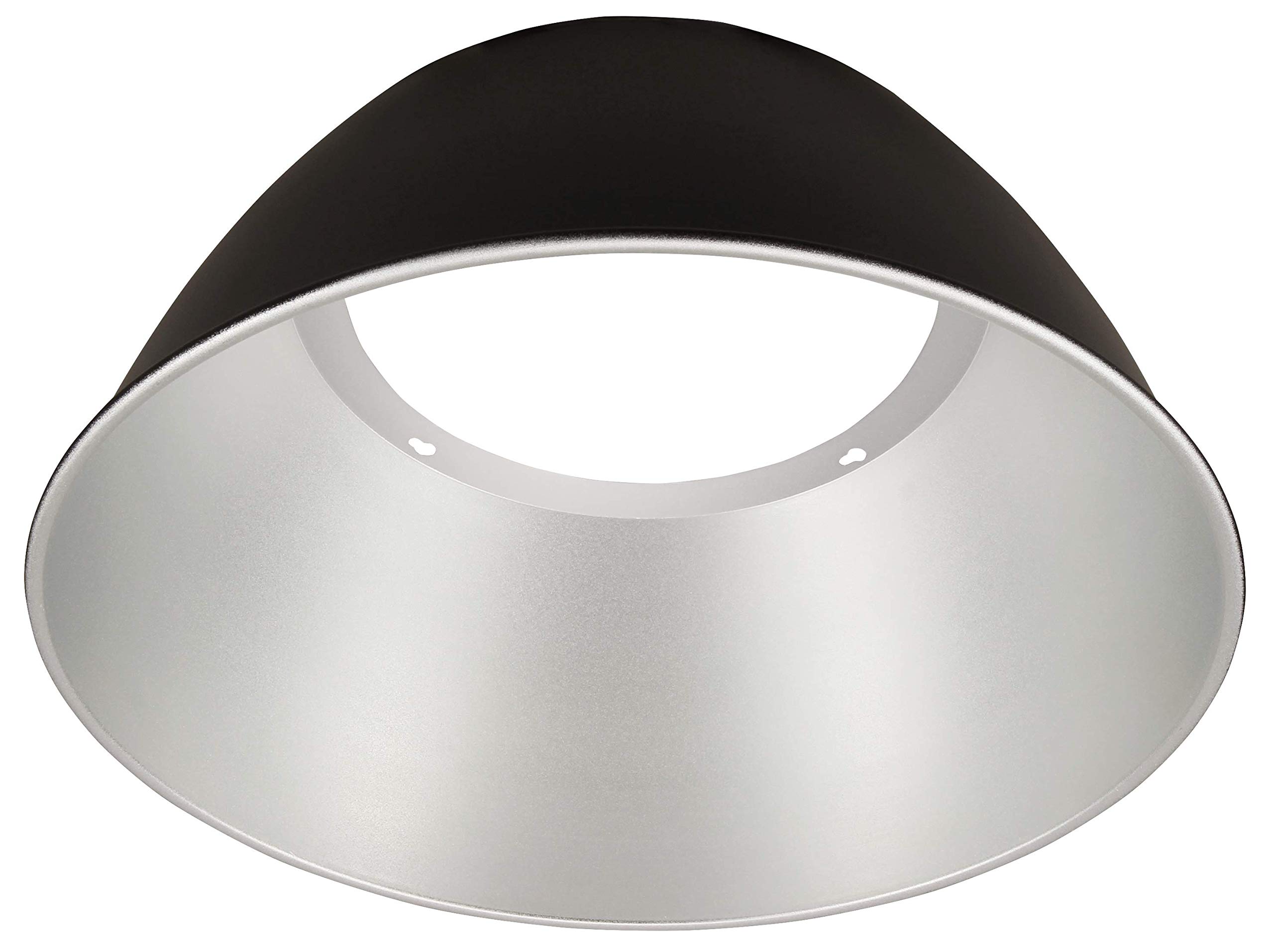 McShine Reflector for UFO Indoor spotlights ensures a Beam Angle of 60°, Suitable for All wattages, Black