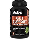 Gut Support Supplement Pills - Herbal &amp; Probiotic Supplements for Women &amp; Men - Extra Strength Probiotic Complex Pills - Natural Herbal Oregano &amp; Caprylic Acid Capsules