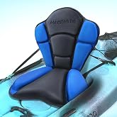 Thickened Kayak Seat with Back Support, Cushioned Paddleboard SUP Seat | Universal Padded Molded Foam Backrest for Sit on Top Kayak, Paddle Board, Canoe - Extra Thick Cushion
